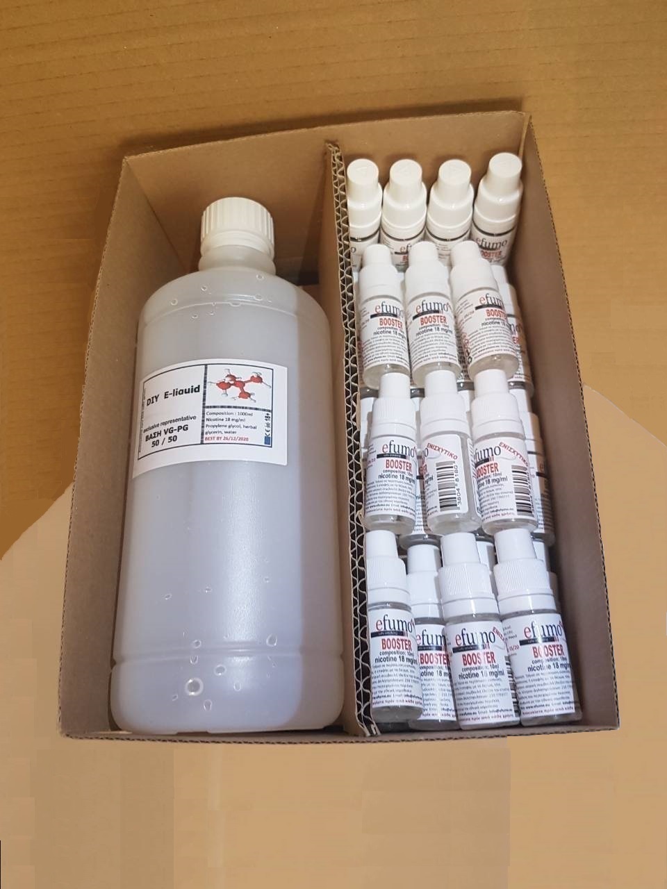 Shake and Vape DIY Νικοτινούχα Βάση Kit - 18mg - 1000ml